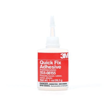 3M 3M Quick Fix Adhesive, 08155, 1 oz Bottle, Tube 7000028588